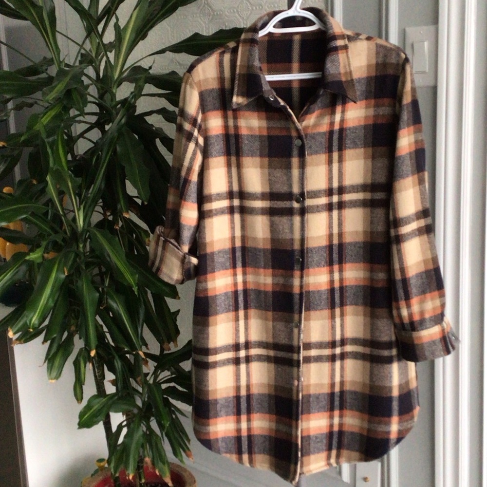 Plaid Women's Blazer Jacket